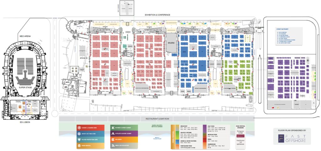 SBC Summit Lisbons 2024 floor plan