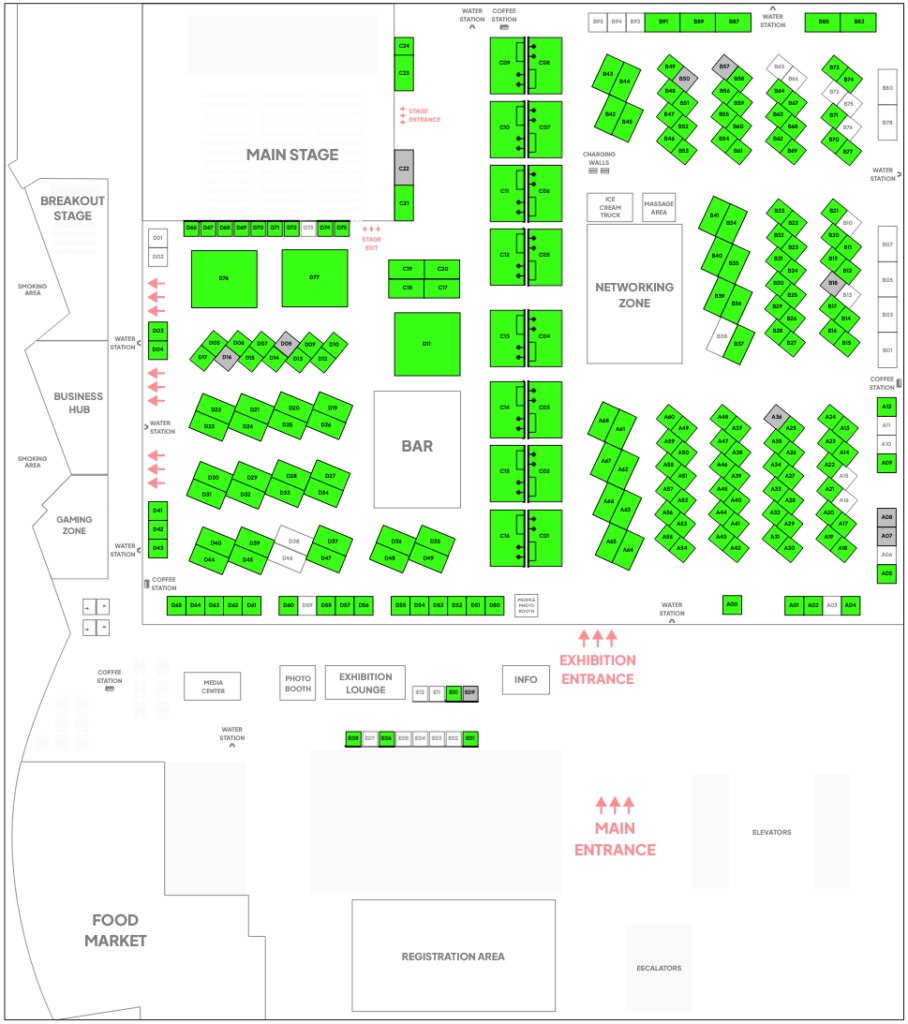 Affiliate World Asia 2024 floorplan