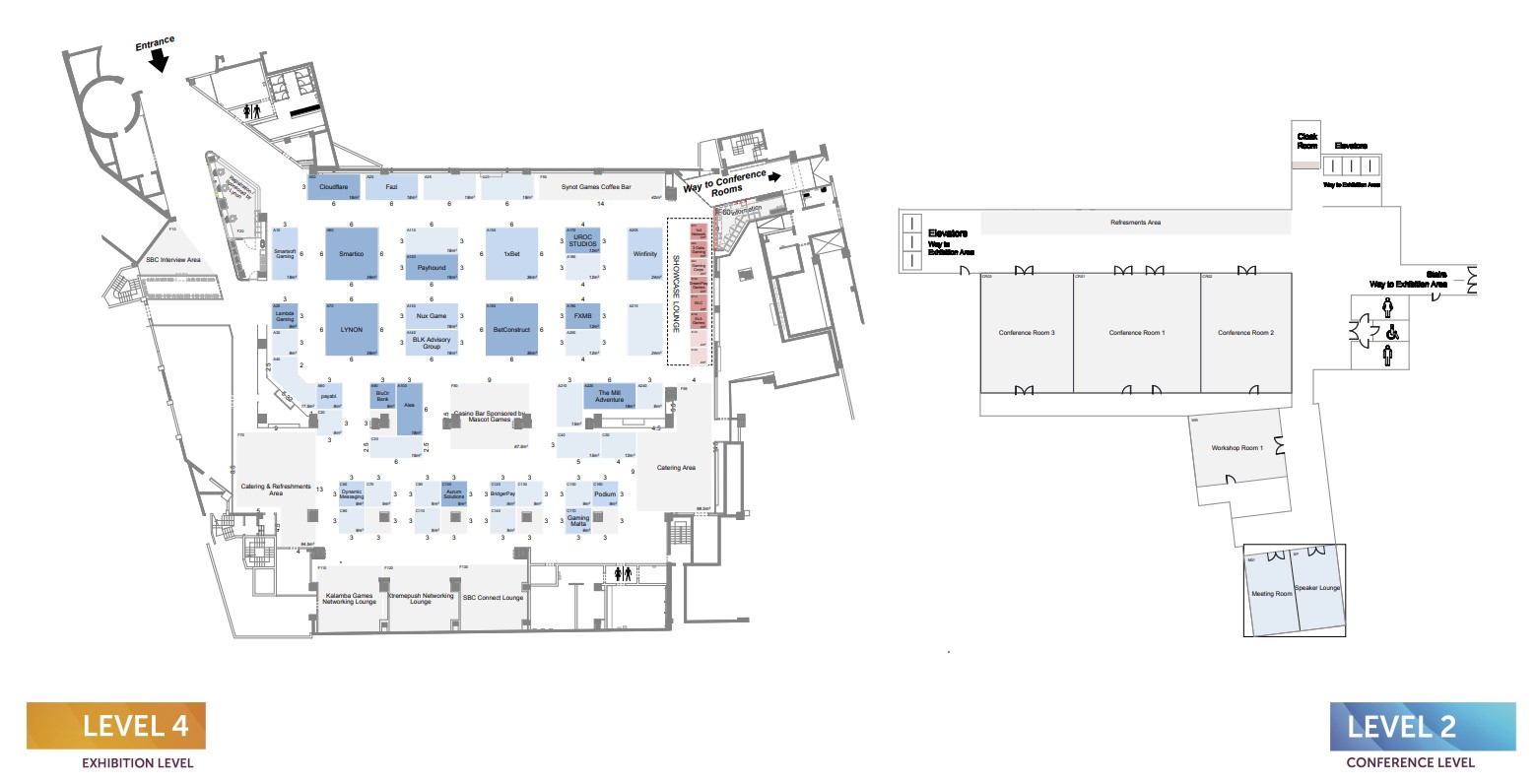 SBC Summit Malta 2025 Floor Plan